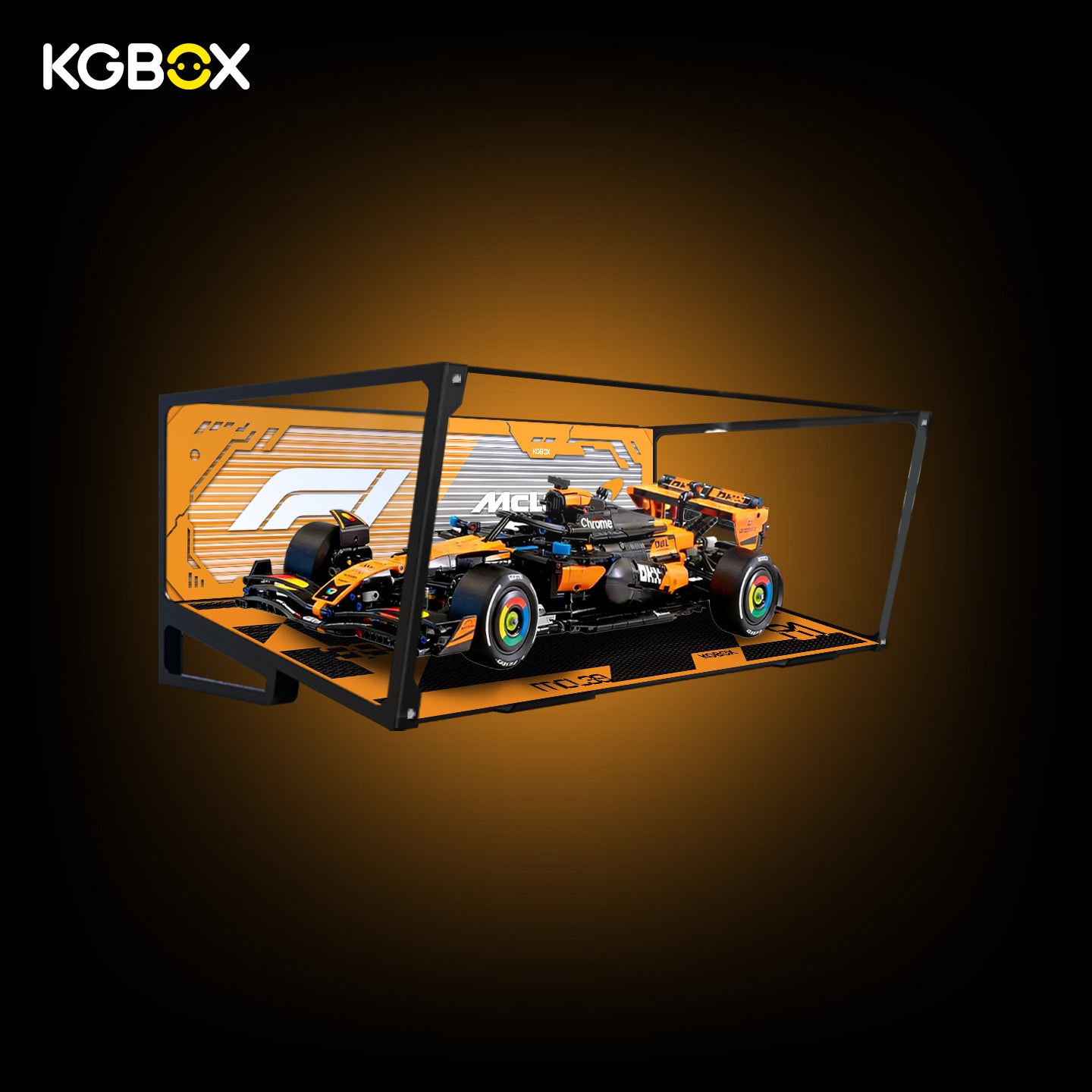 42228 LEGO McLaren MCL39 F1 Car Technic Display Case with Printed Background 14