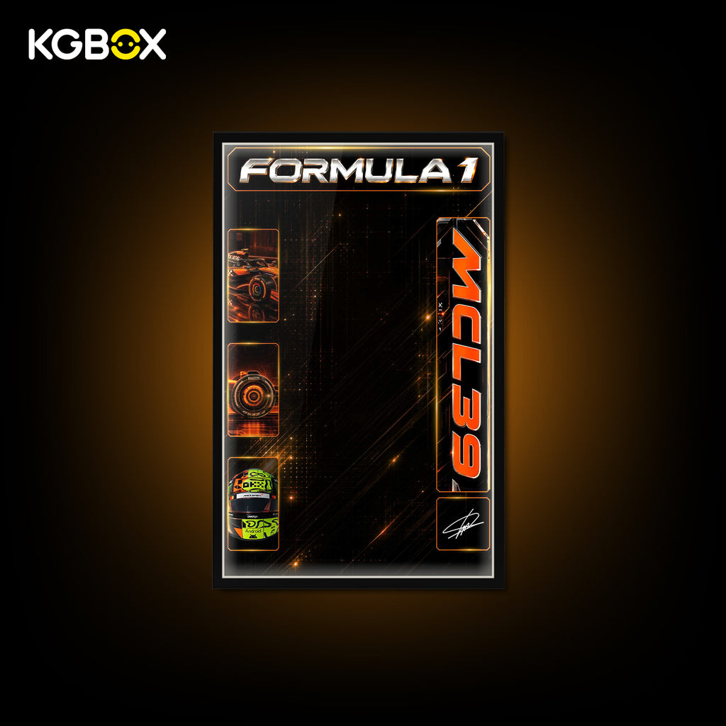 KGBOX Frame for LEGO 42228 McLaren MCL39 F1 Car - LED & UV Print