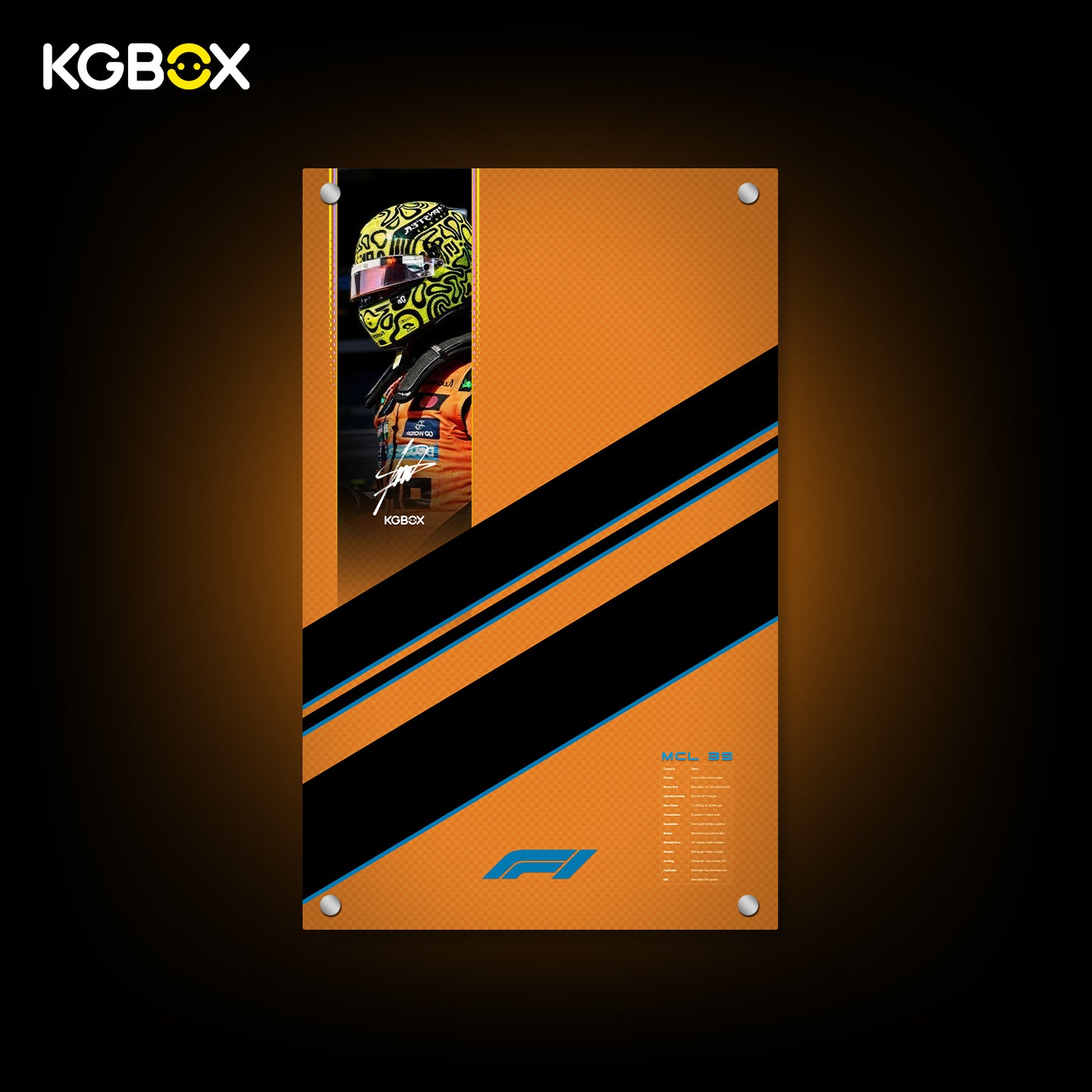 42228 LEGO McLaren MCL39 F1 Car Technic Display Panel with Printed Background 1