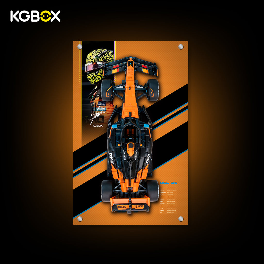 42228 LEGO McLaren MCL39 F1 Car Technic Display Panel with Printed Background 2