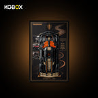 KGBOX Frame for LEGO 42232 Koenigsegg Sadair's Spear Megacar - LED & UV Print
