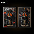 KGBOX Frame for LEGO 42232 Koenigsegg Sadair's Spear Megacar - LED & UV Print