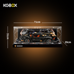 KGBOX Premium Display for LEGO 42232 Koenigsegg Sadair's Spear Megacar - LED & UV Print