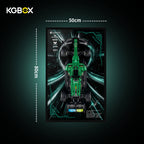 KGBOX Frame for LEGO 42240 Aston Martin Aramco AMR25 F1 Car - LED & UV Print