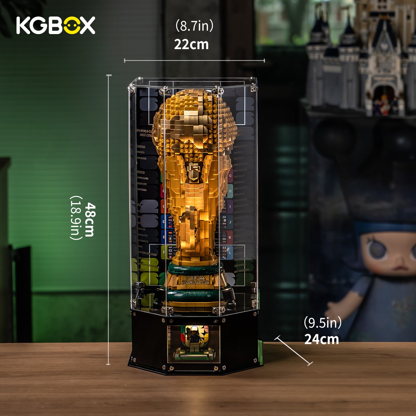 Display Case For LEGO 43020 FIFA World Cup Official Trophy