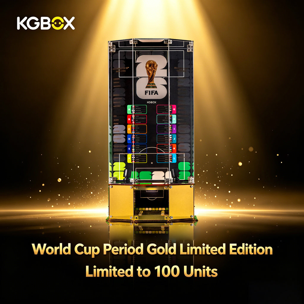 KGBOX Premium Display For LEGO 43020 FIFA World Cup Official Trophy - LED & UV Print