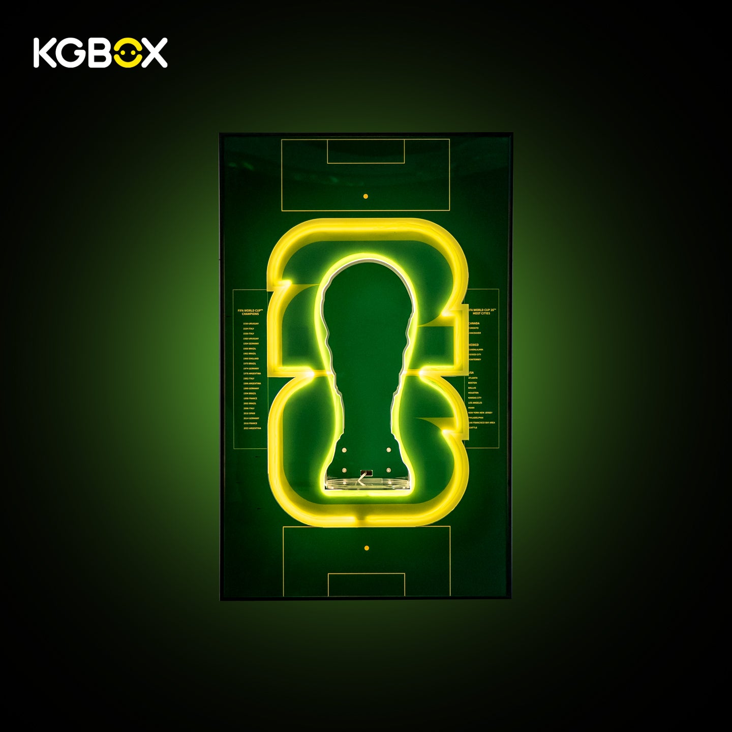KGBOX Frame For LEGO 43020 FIFA World Cup Official Trophy - LED & UV Print