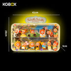 Display Case For Pop Mart Twinkle Twinkle Live the Ordinary Figure & Mini Figure, UV Printed Rounded Acrylic | KGBOX Case