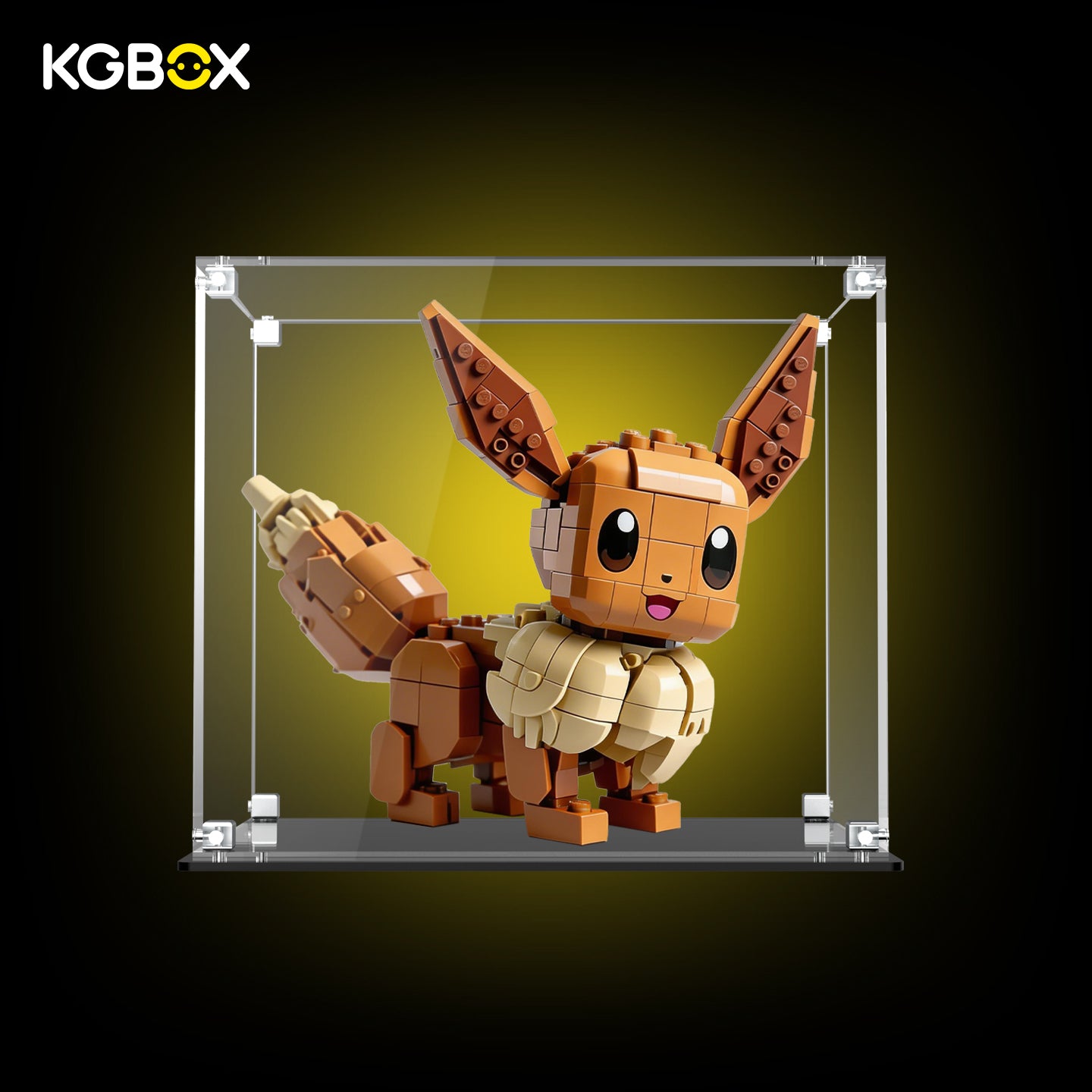 72151 LEGO Eevee Pokemon All Clear Acrylic Display Case 1