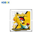 72152 LEGO Pikachu and Poke Ball Pokemon Acrylic Display Case with Printed Background 2