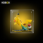 72152 LEGO Pikachu and Poke Ball Pokemon All Clear Acrylic Display Case