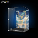 Display Case for LEGO 72168  Pokemon Rayquaza - Light-Up Logo, UV-Printed | KGBOX Case