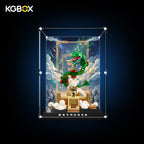 Display Case for LEGO 72168  Pokemon Rayquaza - Light-Up Logo, UV-Printed | KGBOX Case