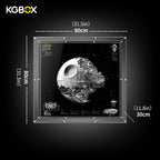 LEGO 75419 Death Star display case, assembled model compatibility view – KGBOX