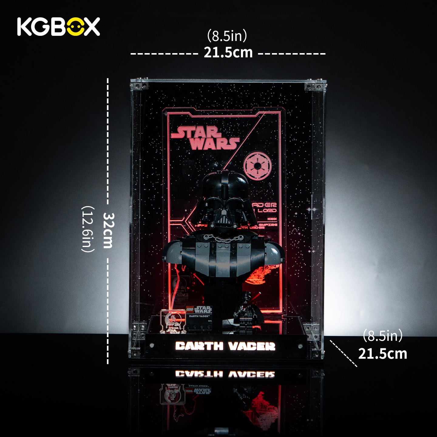 LED Light Display Case for LEGO 75439 Darth Vader Bust