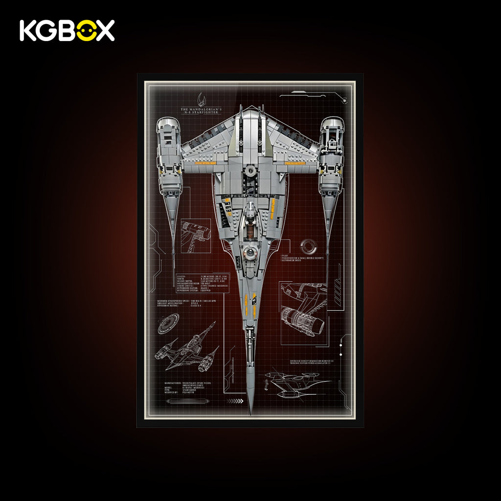 Frame For LEGO 75442 The Mandalorian's N-1 Starfighter