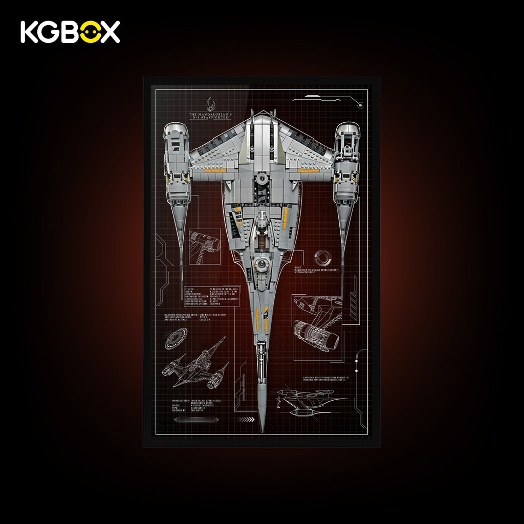 Frame For LEGO 75442 The Mandalorian's N-1 Starfighter