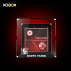 KGBOX Premium Display Case for LEGO 75461 Up-Scaled Darth Vader Minifigure - LED & UV Print