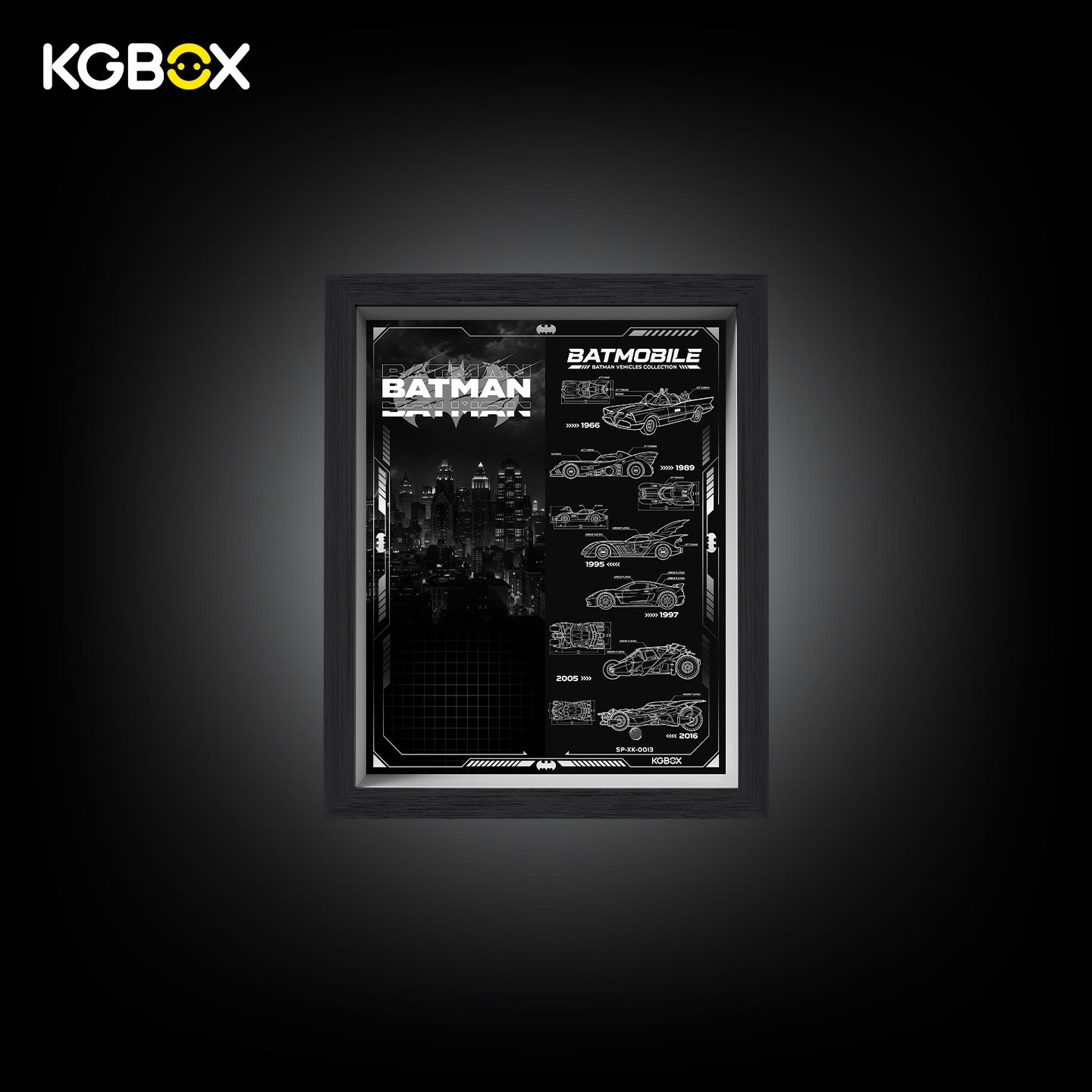 76332 LEGO The Batman Batmobile Display Frame 1