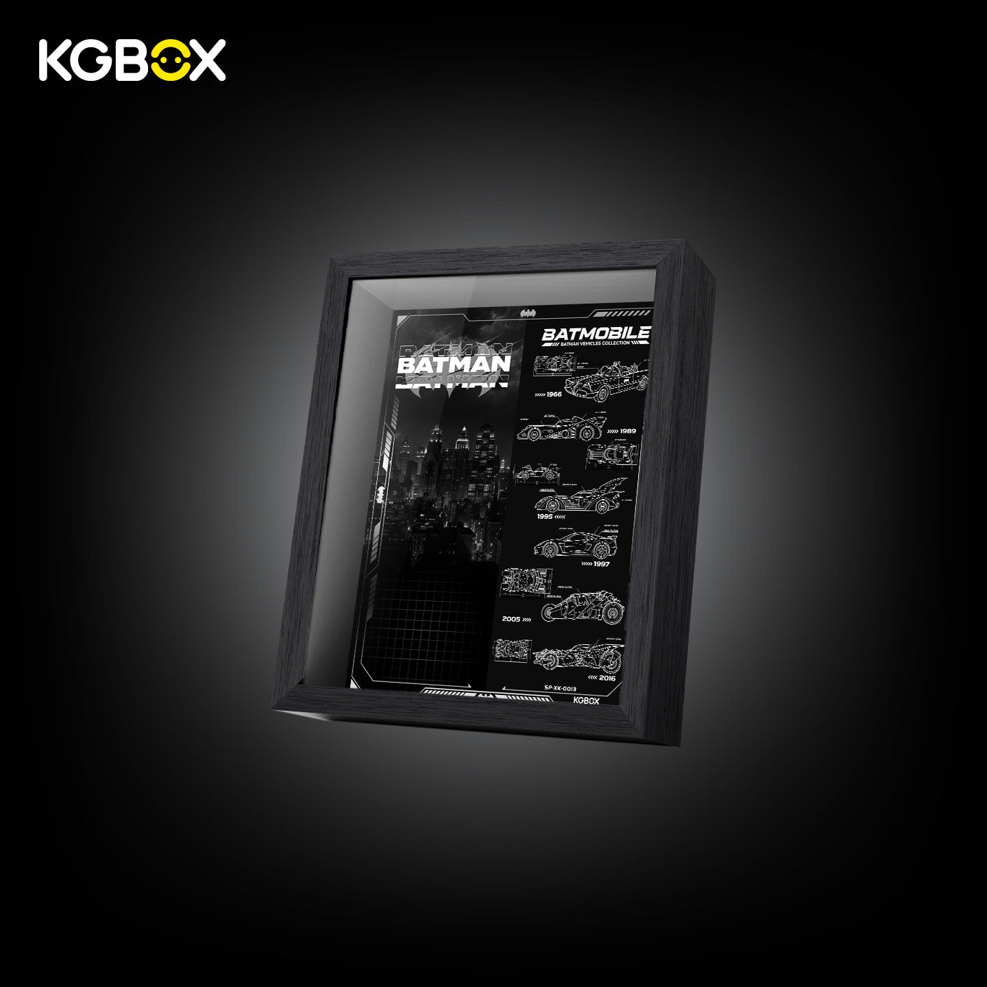 KGBOX Display Frame for LEGO Batman v Superman Batmobile 76331 DC