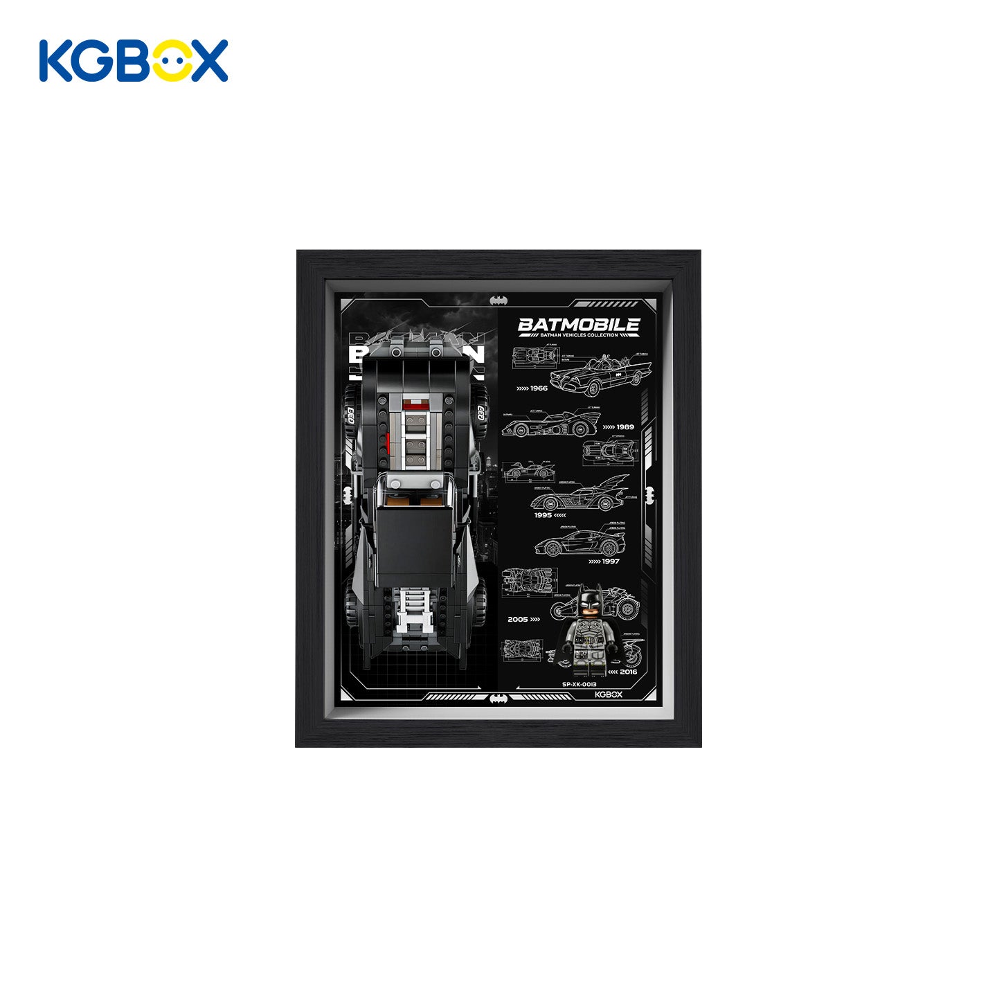76332 LEGO The Batman Batmobile Display Frame 3