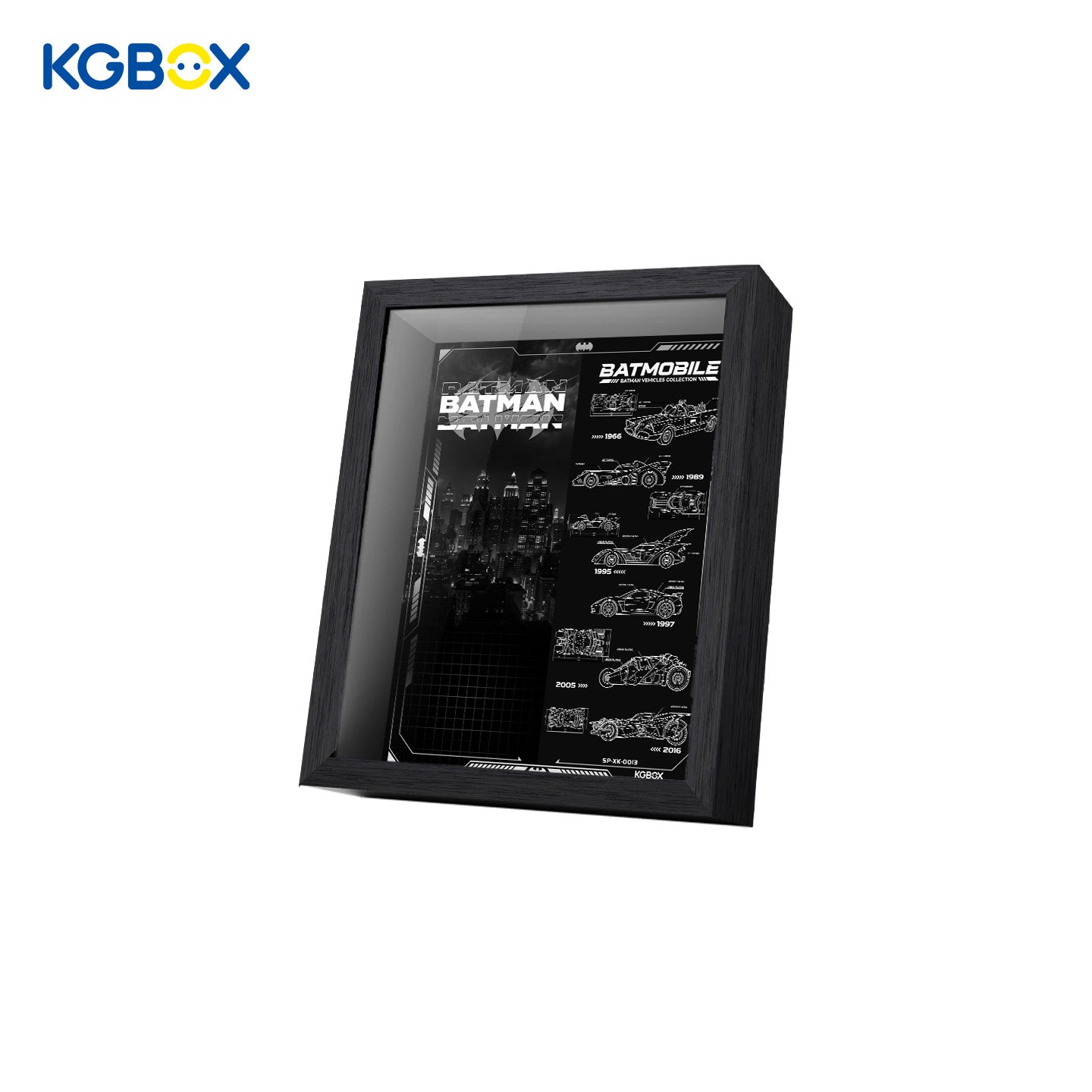 モニター台 raaaaa KGBOX Display Frame for LEGO Batman v Superman Batmobile 76331 DC