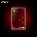 77242 LEGO Ferrari SF 24 F1 Race Car Speed Champions Acrylic Display Case with Printed Background 1