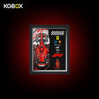 77242 LEGO Ferrari SF 24 F1 Race Car Speed Champions Display Frame with Printed Background