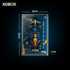 Display Case for LEGO Oracle Red Bull Racing RB20 F1 Race Car (77243) Speed Champions Series