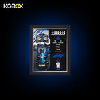 77246 LEGO Visa Cash App RB VCARB 01 F1 Race Car Speed Champions Display Frame with Printed Background