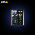 77248 LEGO BWT Alpine F1 Team A524 Race Car Speed Champions Display Frame with Printed Background