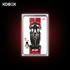 Display Case for LEGO MoneyGram Haas F1 Team VF-24 Race Car (77250) Speed Champions Series