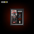 77250 LEGO MoneyGram Haas F1 Team VF 24 Race Car Speed Champions Display Frame with Printed Background