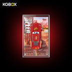77255 LEGO Lightning McQueen Disney Acrylic Display Case with Printed Background 1