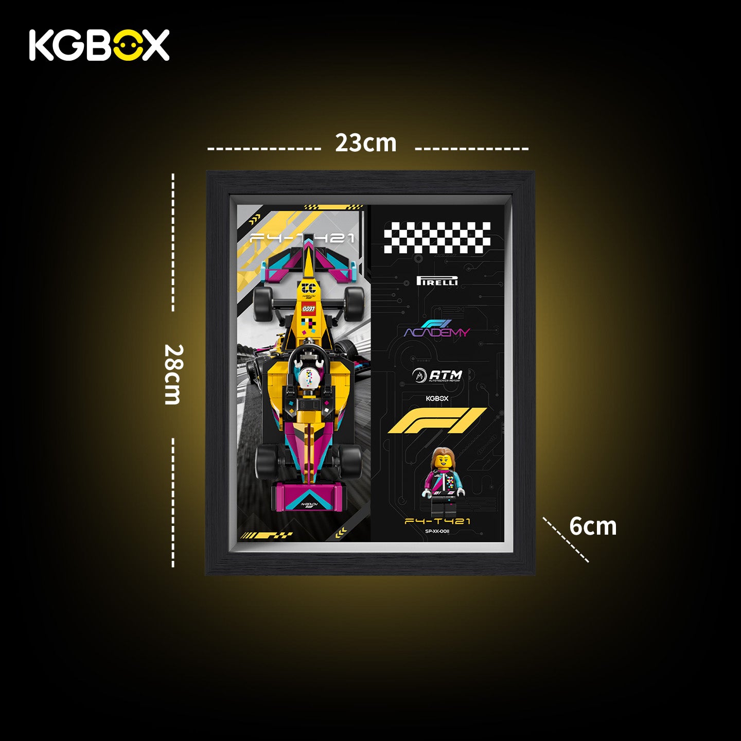 Frame for LEGO F1 ACADEMY LEGO Race Car (77258) Speed Champions Series