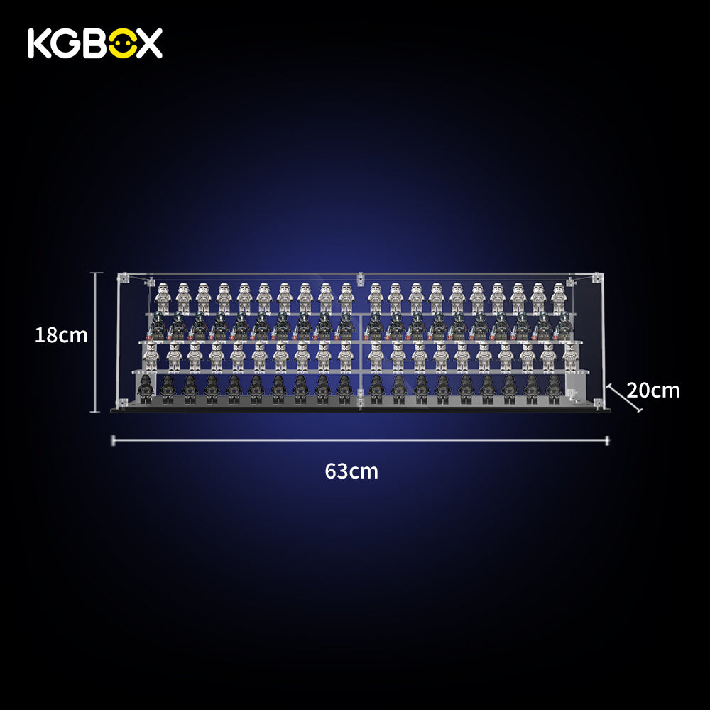 LEGO 80 Minifigures Display Case – Acrylic | KGBOX