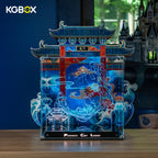 LED Display Case for LEGO 80120 Prosperity Carp Leaping