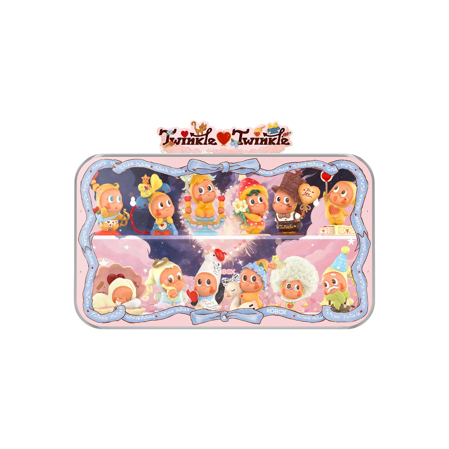 Display Case for POP MART Twinkle Twinkle Crush on You Series Figures