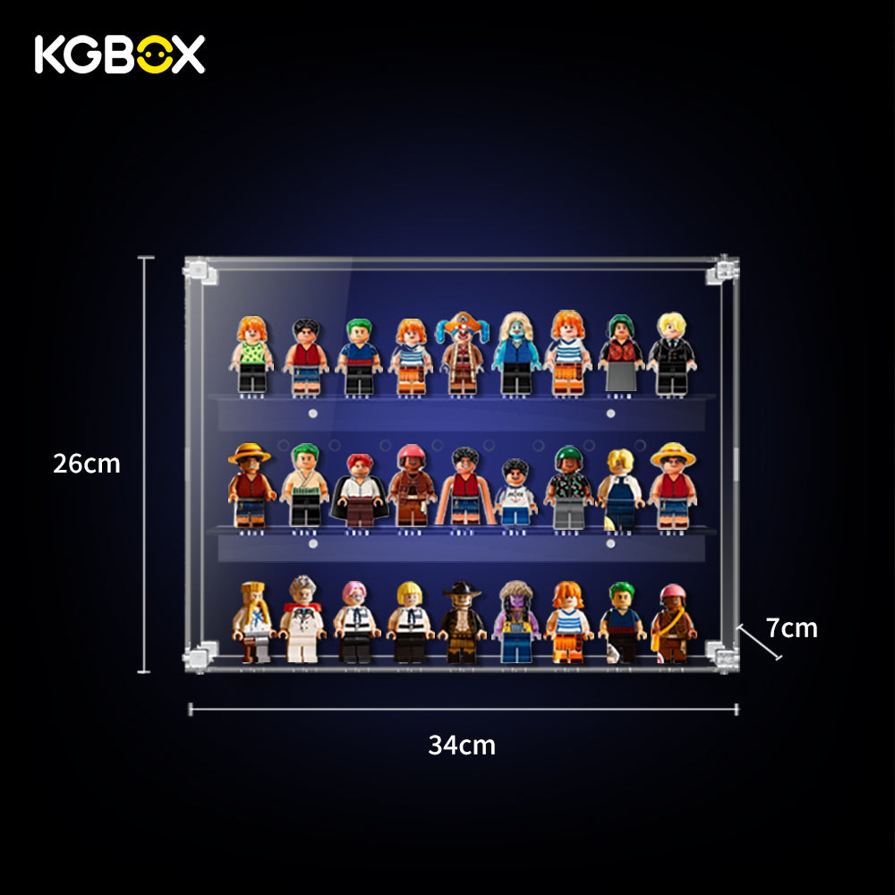 27 Minifigures Display Case – 3 Tiers