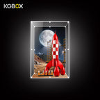 Display Case For LEGO 21367 Moon Rocket