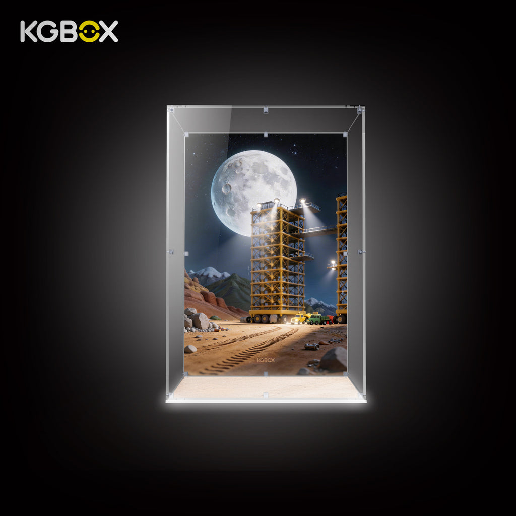 Display Case For LEGO 21367 Moon Rocket