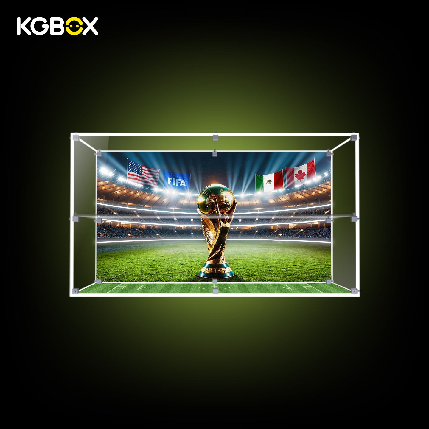 Display Case For LEGO FIFA World Cup Official Trophy Collector 7in1 Edition