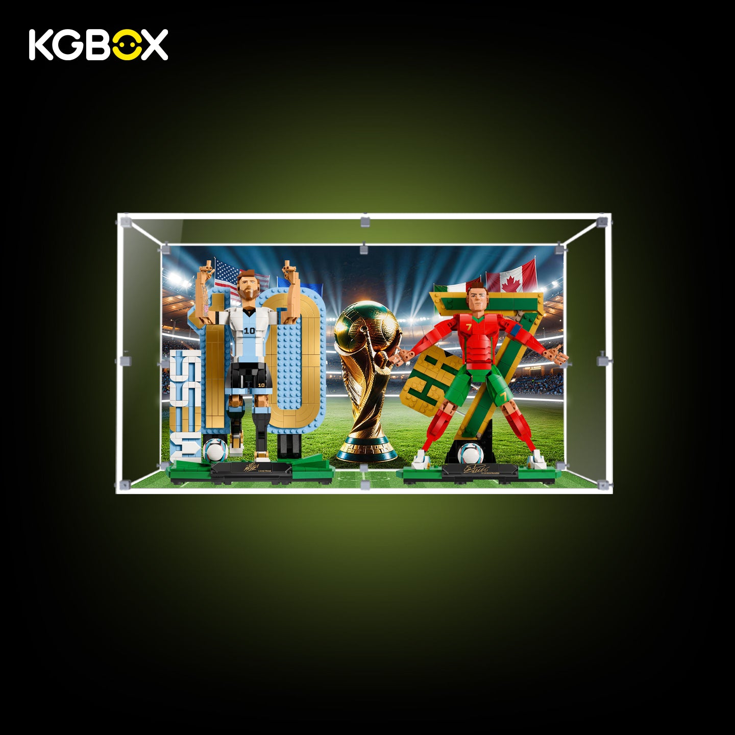 Display Case For LEGO FIFA World Cup Official Trophy Collector 7in1 Edition