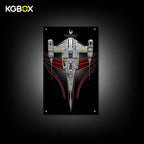 Acrylic Wall Mounted Board for LEGO Star Wars75442 The Mandalorians N1 Starfighter
