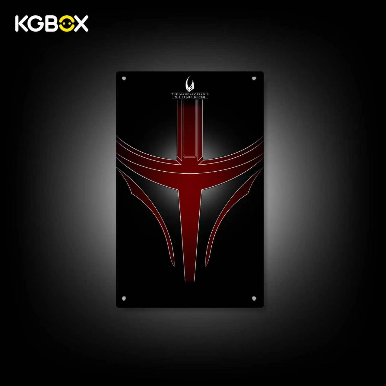 Acrylic Wall Mounted Board for LEGO Star Wars75442 The Mandalorians N1 Starfighter