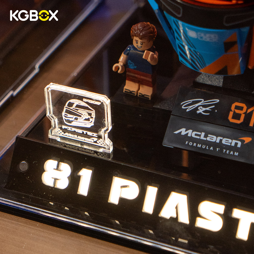 LED Display Case for LEGO 43023 McLaren Mastercard F1 Team Lando Norris & 43017 McLaren Mastercard F1 Team Oscar Piastri