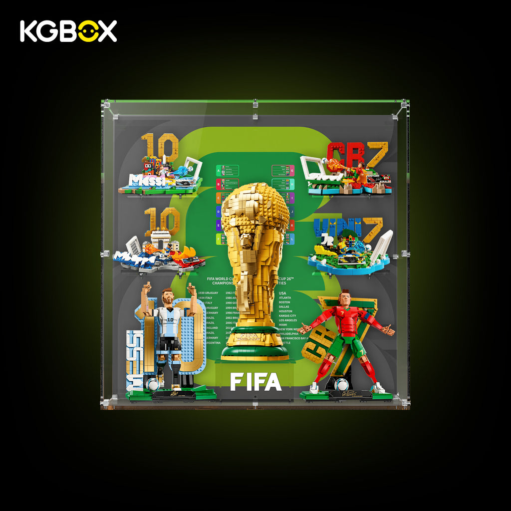 Display Case For LEGO FIFA World Cup Official Trophy Collector 7in1 Edition