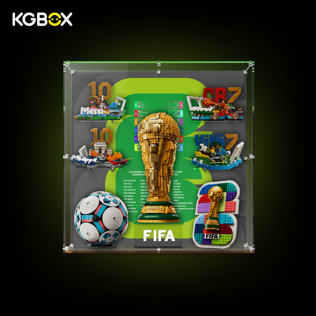 Display Case For LEGO FIFA World Cup Official Trophy Collector 7in1 Edition