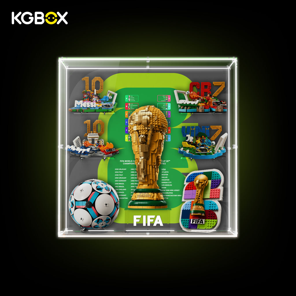 Display Case For LEGO FIFA World Cup Official Trophy Collector 7in1 Edition
