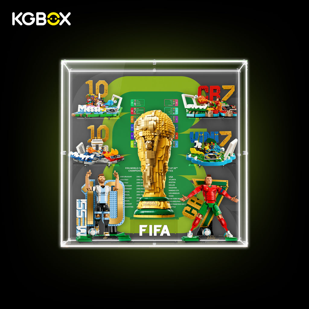 Display Case For LEGO FIFA World Cup Official Trophy Collector 7in1 Edition